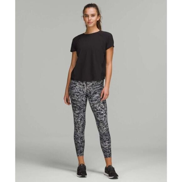 LULULEMON Base Pace High-Rise Tight 25" Size 4 Estuary Grey Multi - Picture 3 of 8